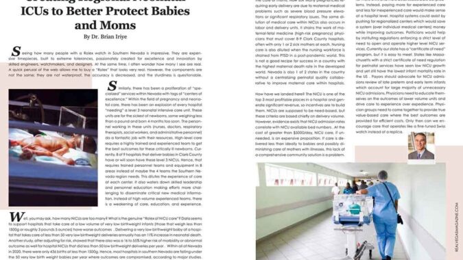 HRPC Doctor Featured in Real Vegas Magazine Article