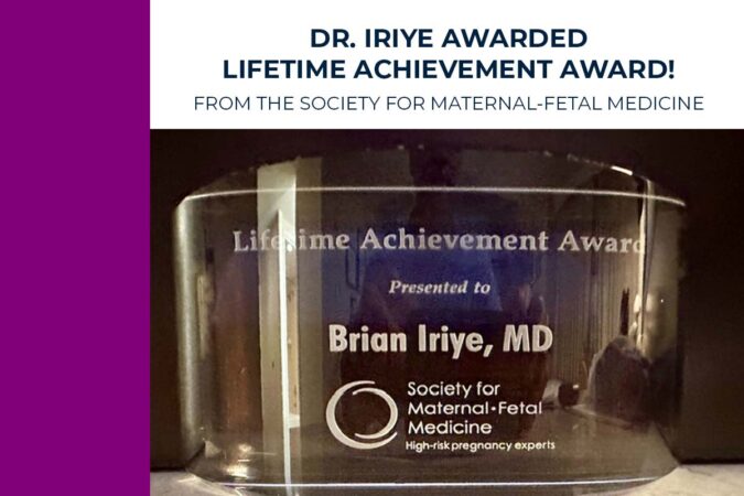 Dr. Iriye Awarded Lifetime Achievement Award